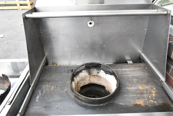 Stainless Steel Commercial Gas Powered Single Burner Wok Range.  - Image 7 of 8