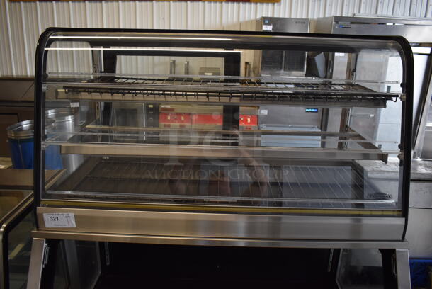 Federal Industries RSS4SC-6 Stainless Steel Commercial Floor Style Open Grab N Go Merchandiser w/ CD4828SS Dry Display Case Top. 120 Volts, 1 Phase. 48.5x39.5x70. Cannot Test Due To Missing Power Cord - Image 5 of 10