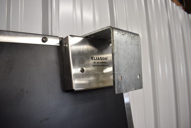 Eliason Metal Commercial Swinging Kitchen Door. 35.5x6x83 - Image 3 of 4