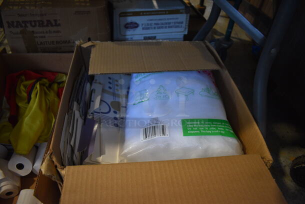 ALL ONE MONEY! Lot of Various Items Including Aluminum Foil Pans, Poly Condiment Bottles and Receipt Paper Rolls - Image 8 of 8