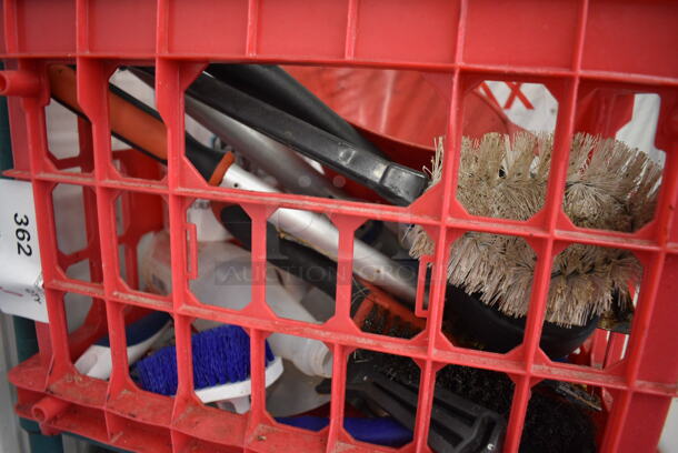 ALL ONE MONEY! Lot of Various Brushes and Baking Soda in Red Bin! - Image 3 of 3
