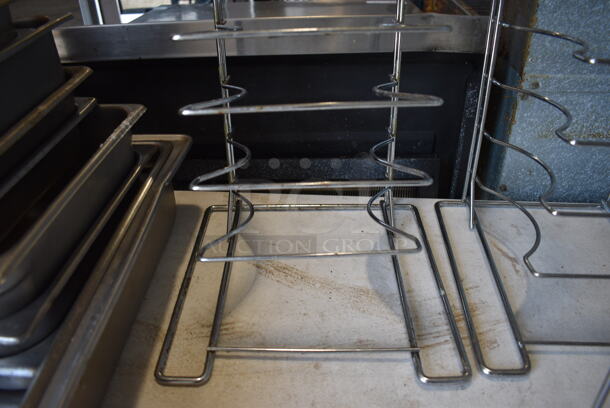 Metal Countertop Pizza Pan Rack. 12x12x28 - Image 3 of 3