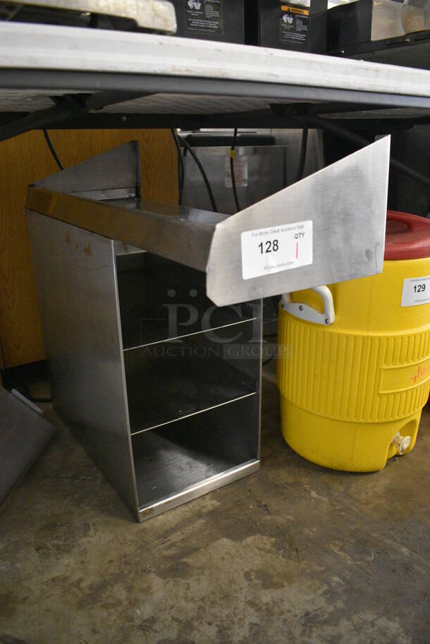 Stainless Steel Commercial Shelf w/ 3 Tier Attachment. 30x11x26