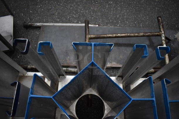 Metal Commercial Dish Cart on Commercial Casters. 19x19x32 - Image 4 of 5