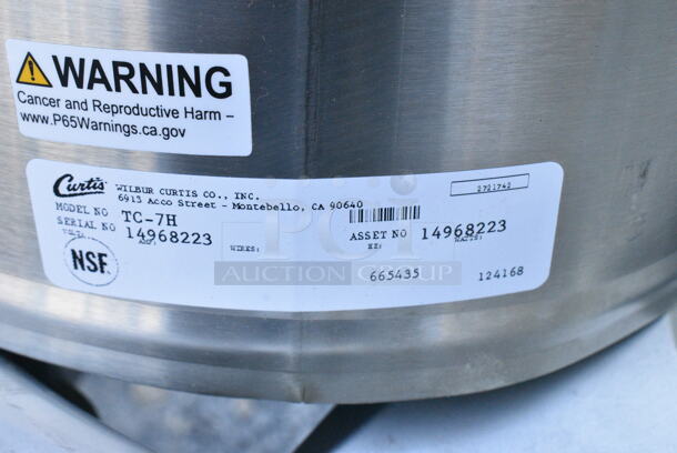 BRAND NEW SCRATCH AND DENT! Curtis TC-7H 7 Gallon Iced Coffee / Cold Brew Dispenser - Image 5 of 5