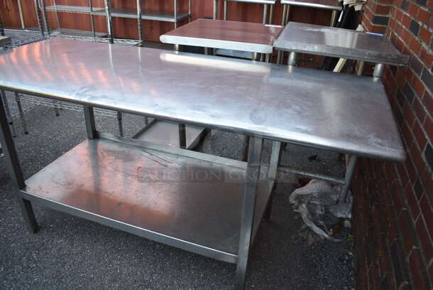 Stainless Steel Table w/ Metal Under Shelf. 72x30x33 - Image 4 of 4