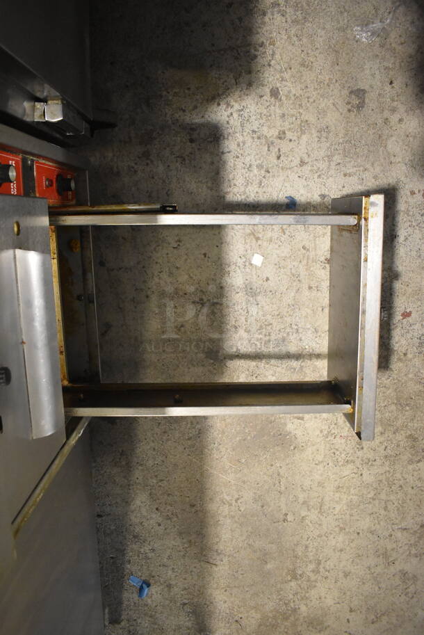 Wasserstrom Commercial Stainless Steel 2 Drawer Warmer With Dump Station On Top 115V Tested And Working - Image 5 of 6