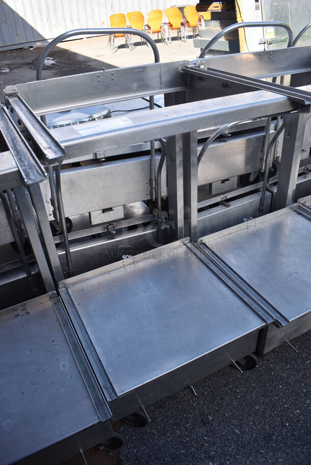 Metal Commercial Dolly on Commercial Casters. 27x31x50 - Image 2 of 4