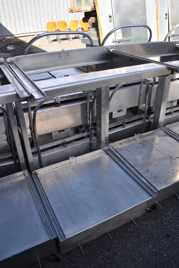 Metal Commercial Dolly on Commercial Casters. 27x31x50 - Image 2 of 4
