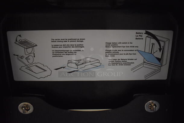 Eyecom 2100 Portable Microfishe Reader in Hard Case. 13x18.5x5.5 - Image 2 of 7