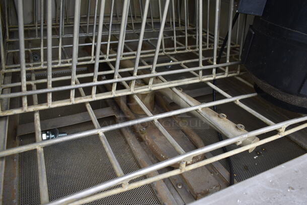 LVO FL14G Stainless Steel Commercial Floor Style Natural Gas Powered Pot and Pan Washer. 48,000 BTU. 460 Volts, 3 Phase.  - Image 10 of 11