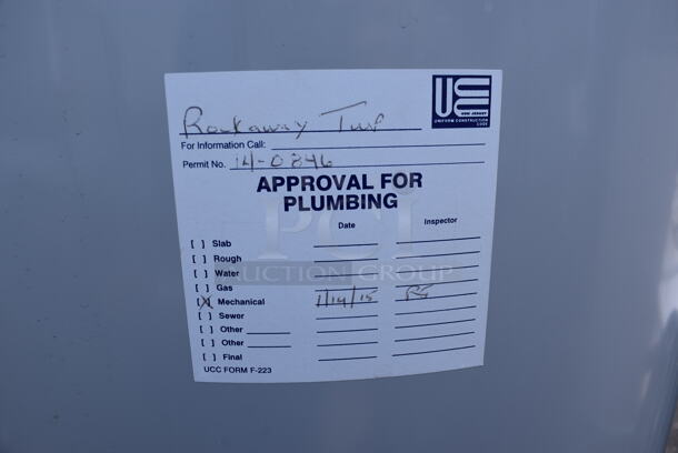 Bradford White MI75S6BN Metal Commercial Natural Gas Powered Water Heater. 27x27x72 - Image 6 of 8