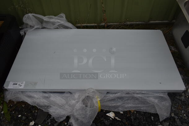 BRAND NEW SCRATCH AND DENT! Regency Stainless Steel Tabletop and Under Shelf. - Image 1 of 5