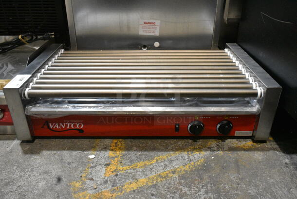 BRAND NEW SCRATCH AND DENT! 2024 Avantco 177RG1850NS Stainless Steel Commercial Countertop Hot Dog Roller. 120 Volts, 1 Phase. Tested and Working! - Image 2 of 6