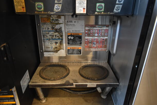 Bunn CDBC 2/2 TWIN Stainless Steel Commercial 4 Burner Coffee Machine. 120/208-240 Volts, 1 Phase.  - Image 4 of 6