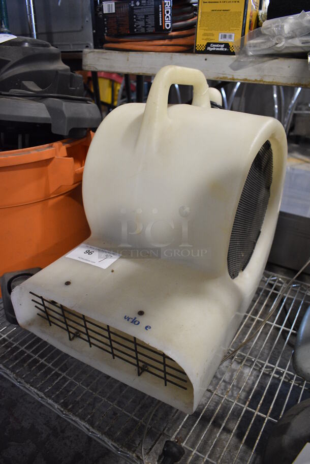 Castex Cyclone White Floor Style Fan. 15x22x22. Tested and Working! - Image 2 of 4