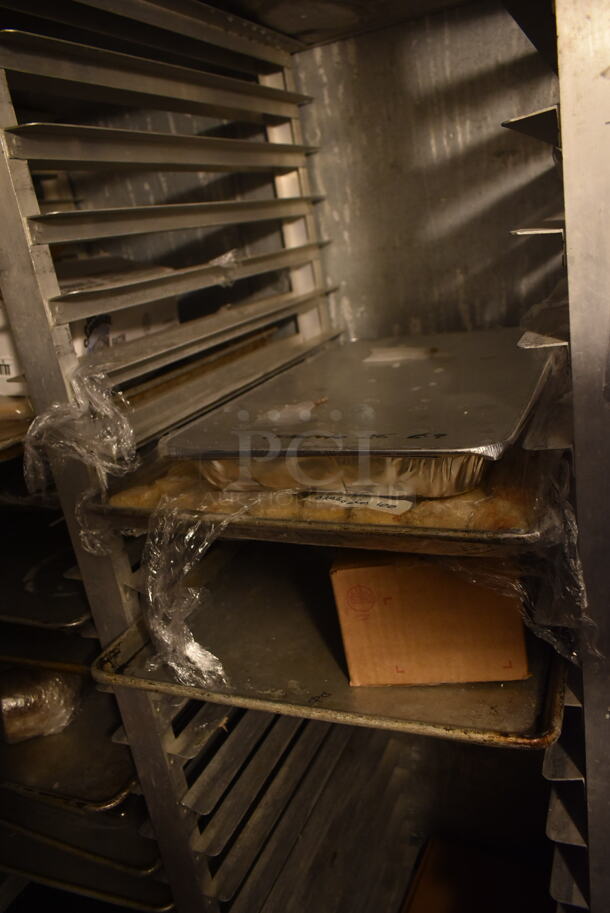 Metal Commercial 3 Section Pan Rack. (dish room) - Image 4 of 7