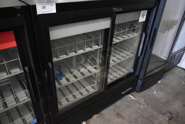 2024 True GDM-41SL-48-HC-LD Metal Commercial 2 Door Reach In Cooler Merchandiser w/ Poly Coated Racks. 115 Volts, 1 Phase. Tested and Working! - Image 1 of 5