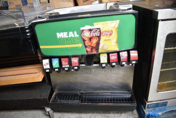 SerVend MD-200 Stainless Steel Commercial Countertop 8 Flavor Carbonated Beverage Machine. 115 Volts, 1 Phase.  - Image 2 of 5