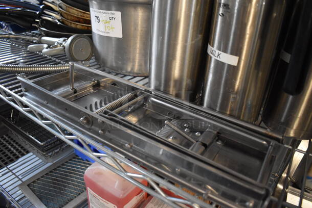 ALL ONE MONEY! Tier Lot of Various Items Including Metal Skillets, Metal Bins and Cream Pitchers - Image 6 of 6