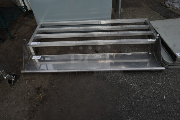 Stainless Steel Wall Mount Shelf. - Image 1 of 3