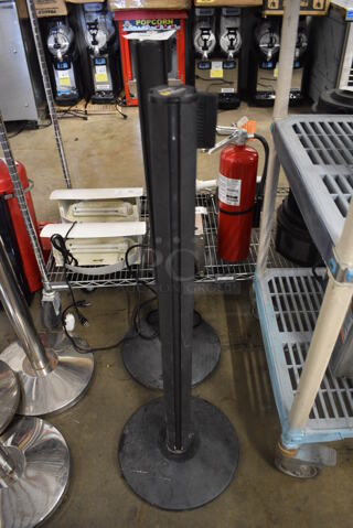 2 Beltrac Stanchions. 14x14x40. 2 Times Your Bid!