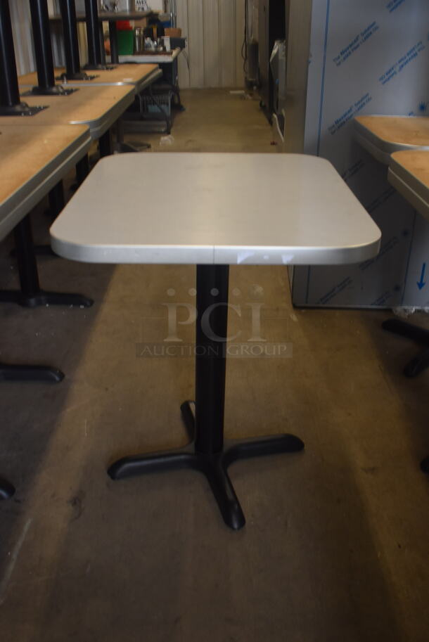 2 Dining Height Tables with Bases. 2 Times Your Bid!