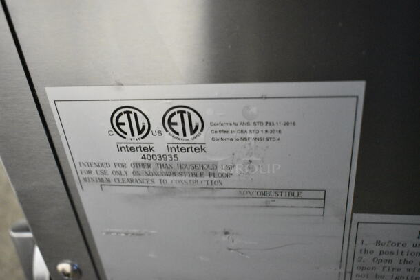 Cook Rite Stainless Steel Commercial Natural Gas Powered Cheese Melter. - Image 6 of 7