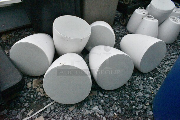 6 KIT-ECS-650-PND6-WHT White Speakers. 6 Times Your Bid! - Image 1 of 6