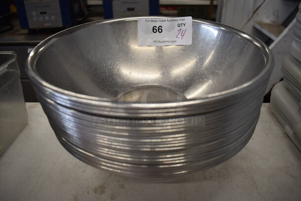 24 Metal Bowls. 12.25x12.25x4. 24 Times Your Bid! - Image 2 of 3