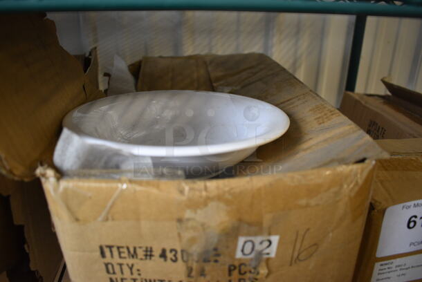 16 BRAND NEW IN BOX! White Ceramic Bowls. 7.5x7.5x2.5. 16 Times Your Bid! - Image 3 of 3