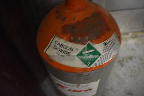 2 Metal Carbon Dioxide Tanks. 8x8x26, 8x8x28. Buyer Must Pick Up - We Will Not Ship This Item. 2 Times Your Bid! (kitchen) - Image 5 of 5
