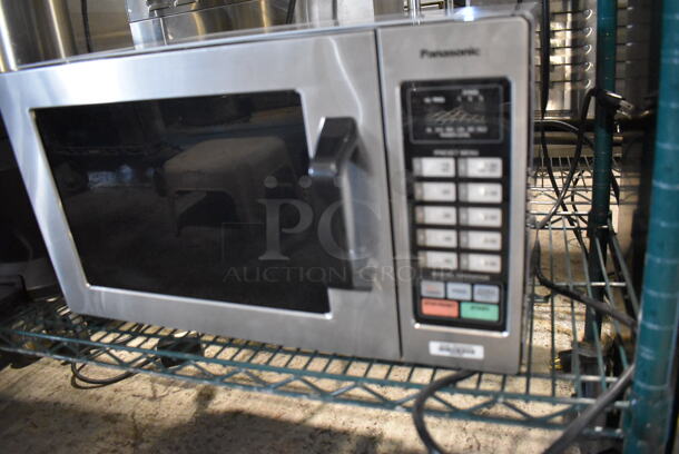 Panasonic NE-1054T Metal Countertop Microwave Oven. 120 Volts, 1 Phase. 20x15x12 - Image 5 of 7