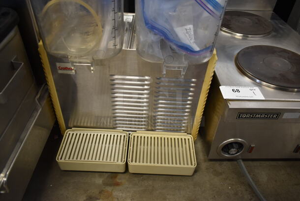Crathco D25-4 Stainless Steel Commercial Countertop 2 Hopper Refrigerated Beverage Machine. 115 Volts, 1 Phase. Tested and Powers On But Does Not Get Cold - Image 3 of 5