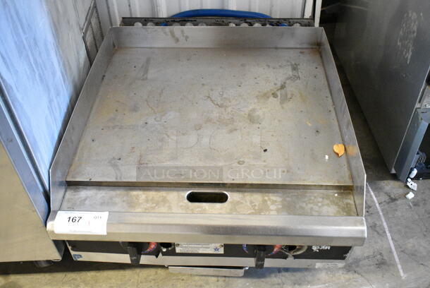 Star 624TA Stainless Steel Commercial Countertop Natural Gas Powered Flat Top Griddle. 20,000 BTU.  - Image 5 of 6