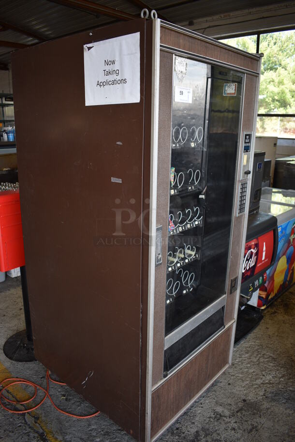 National Vendors Metal Commercial Vending Machine. 115 Volts, 1 Phase. 30x35.5x72. Tested and Does Not Power On - Image 6 of 7