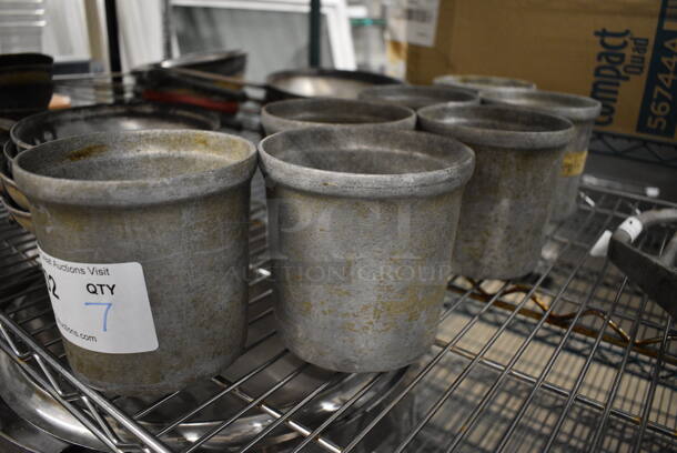 7 Metal Bins. 5x5x5. 7 Times Your Bid! - Image 2 of 3
