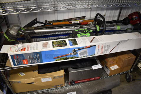 2 Items; AH721 Trimmer Plus Hedge Trimmer and EGo Weed Whacker. 2 Times Your Bid!