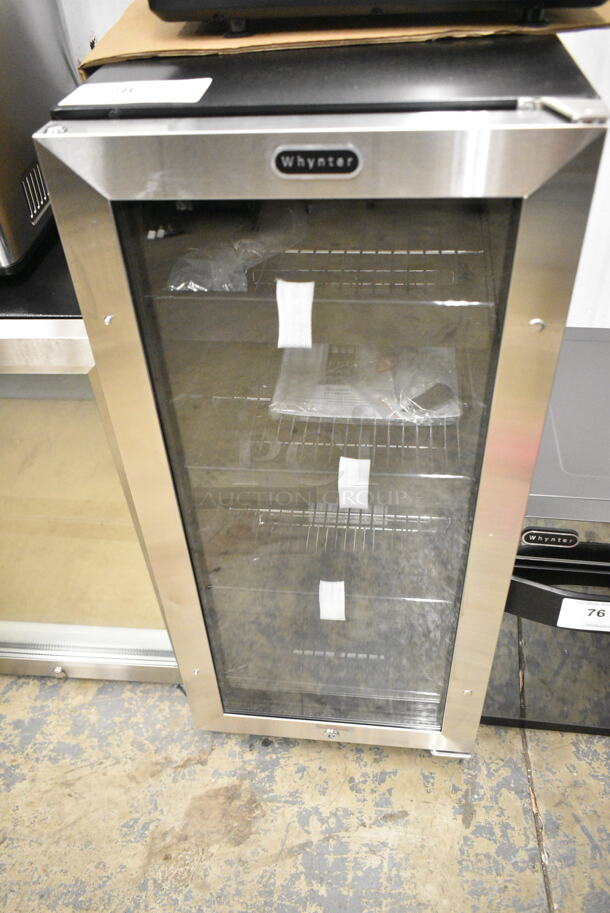 BRAND NEW SCRATCH AND DENT! Whynter BBR-838SB 15 inch Built-In 80 Can Undercounter Stainless Steel Beverage Refrigerator. 115 Volts, 1 Phase. Tested and Working! - Image 2 of 8