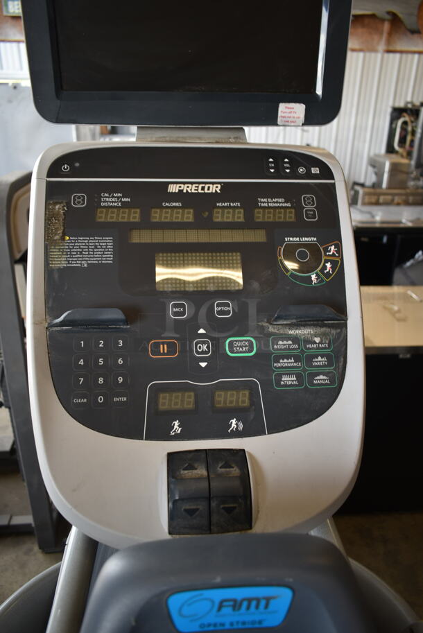 Precor AMT12.885/835 Commercial Floor Style Stationary Exercise Stepping Machine w/ Monitor. Tested and Working! - Image 5 of 7