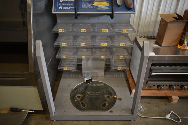 Dr Scholl's Metal Commercial Floor Style Footmapping Insole Station. - Image 3 of 5