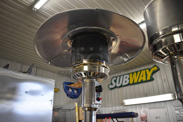 Hampton Bay Model NCZH-G-SS Metal Commercial Floor Style Propane Gas Patio Heater. 48,000 BTU. 32x32x89 - Image 2 of 6