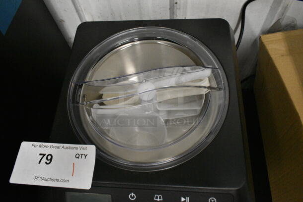 BRAND NEW SCRATCH AND DENT! Whynter ICM-201SB 2.1 Quart Countertop Automatic Ice Cream Maker. 115 Volts, 1 Phase. Tested and Working! - Image 5 of 8