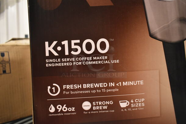 BRAND NEW SCRATCH AND DENT! Keurig K-1500  - Image 3 of 3