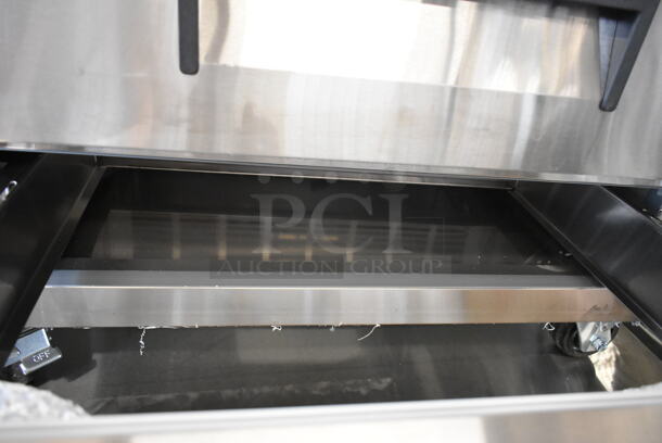 BRAND NEW SCRATCH AND DENT! 2023 Avantco 178CBE72HC Stainless Steel Commercial 4 Drawer Chef Base on Commercial Casters. 115 Volts, 1 Phase. Tested and Working! - Image 7 of 9