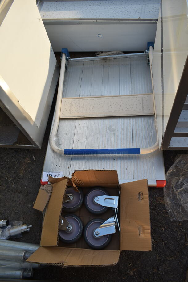 BRAND NEW SCRATCH AND DENT! Flat Cart and Commercial Casters. - Image 2 of 5