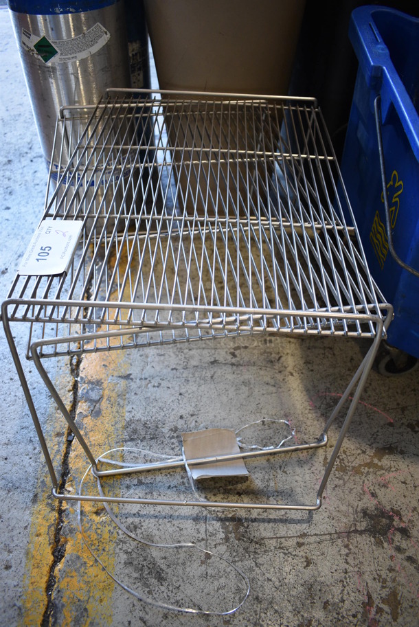 2 Metal Wire Racks. 22x16x14. 2 Time Your Bid! - Image 3 of 3
