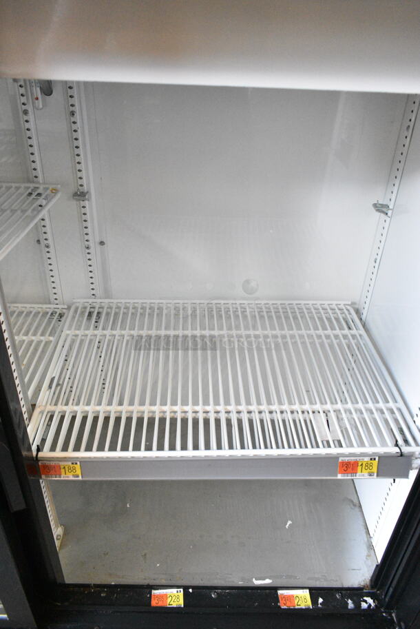 2019 True GDM-41SL-48-HC-LD Metal Commercial 2 Door Reach In Cooler Merchandiser w/ Poly Coated Racks. 115 Volts, 1 Phase. Tested and Working! - Image 2 of 4