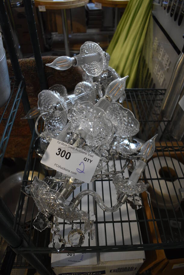 2 Poly Chandeliers. 12x12x13. 2 Times Your Bid! - Image 4 of 4