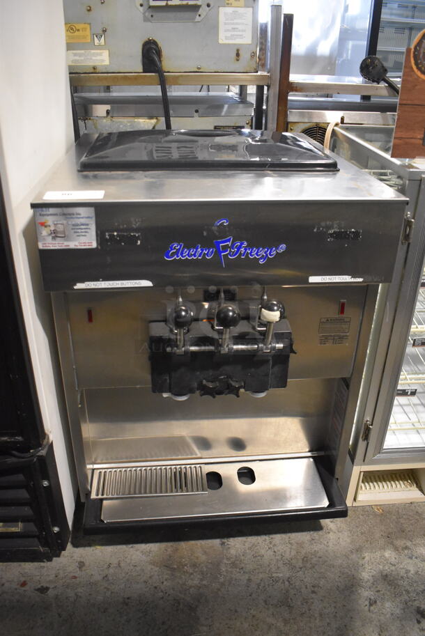 2015 Electro Freeze 55TF-132 Commercial Stainless Steel Air Cooled Soft Serve Ice Cream Machine.  208/230, 3 Phase.